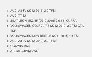 Downpipe 2.0 TSI/TFSI 1.8 TSI/TFSI GTI/CUPRA
