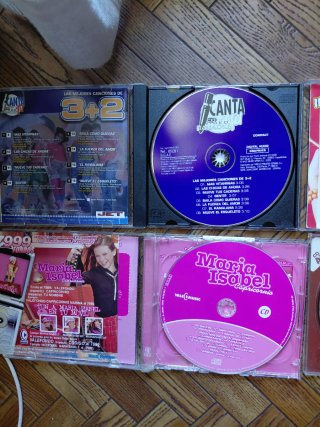 Lote 4 CDs Música Infantil Juvenil 2000s