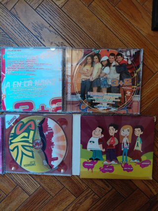 Lote 4 CDs Música Infantil Juvenil 2000s