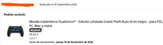Mando DualSense GTA VI Edición Limitada PS5