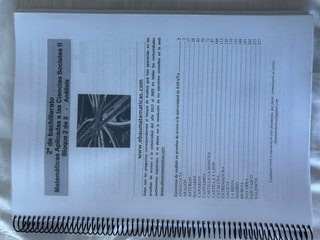 Recopilación ejercicios PAU Matemáticas Aplicadas