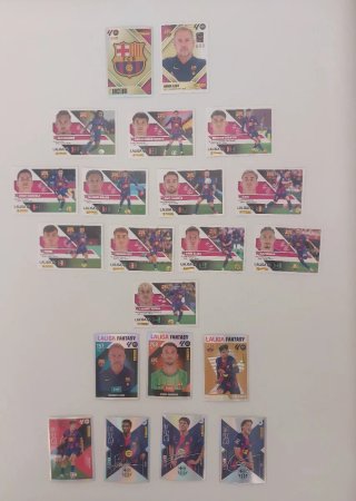 Lote cromos FC Barcelona Liga Este 2026