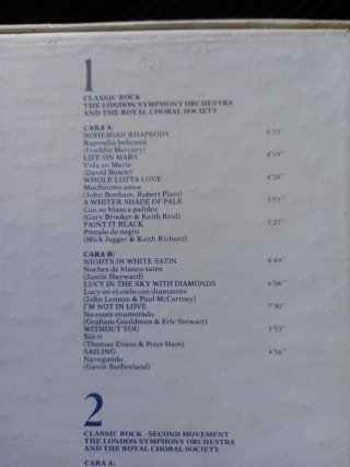 3 Vinilos Classic Rock Orquesta Sinfónica