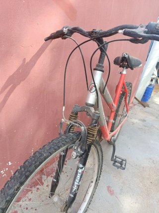 Bicicleta Montaña Iron Track Roja/Gris