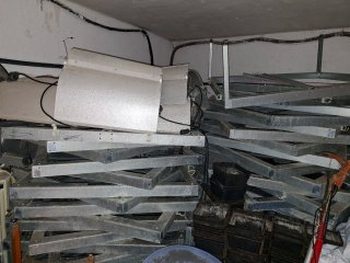 Ventilador industrial y material cultivo