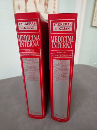 Libros Medicina Interna Farreras Rozman (2 Tomos)