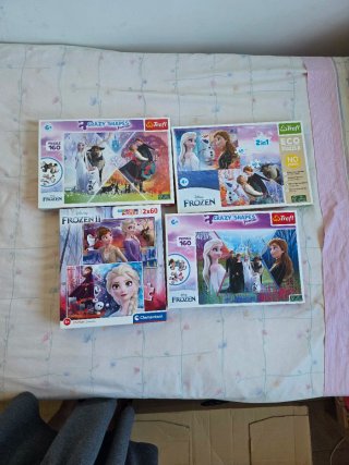 4 Puzzles Frozen Disney