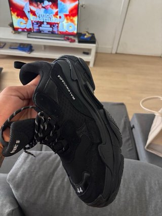 Balenciaga Triple S Negras Originales