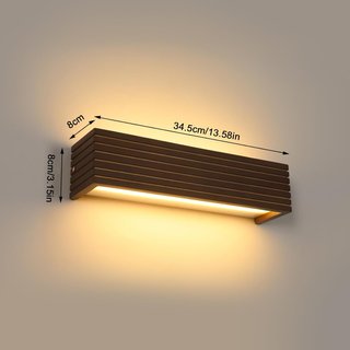 Aplique pared LED 18W 34cm luz cálida