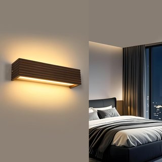 Aplique pared LED 18W 34cm luz cálida