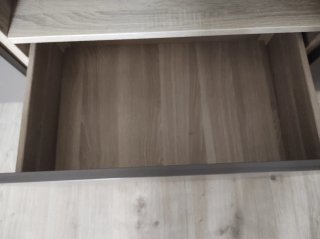 Mueble TV Bestå Nogal Tinte Gris 120x40x38