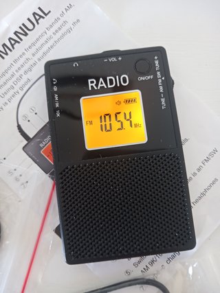 Radio Portátil Tarjeta FM/AM/SW