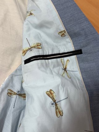 Traje de caballero Zara azul