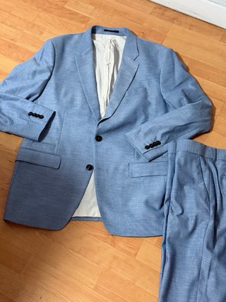 Traje de caballero Zara azul
