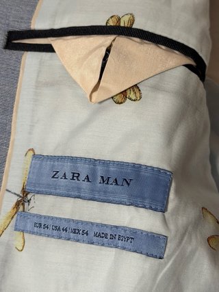 Traje de caballero Zara azul