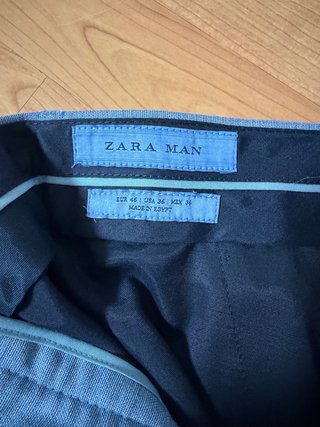 Traje de caballero Zara azul