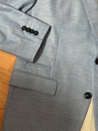 Traje de caballero Zara azul