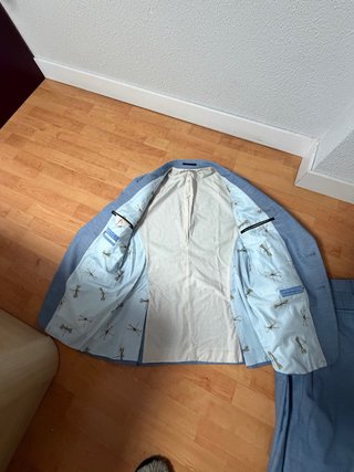 Traje de caballero Zara azul
