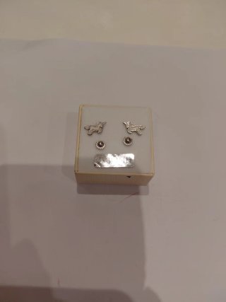 Pendientes plata ley pequeños