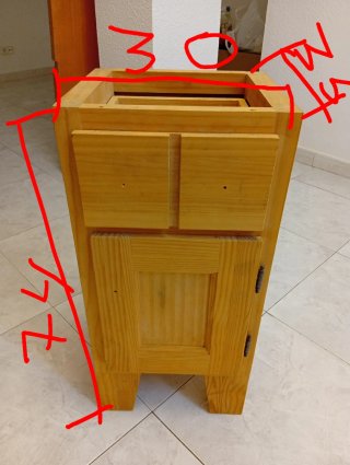 Mesitas de noche de madera