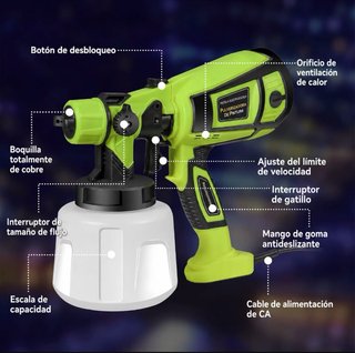 Pistola Pintura Electrospray
