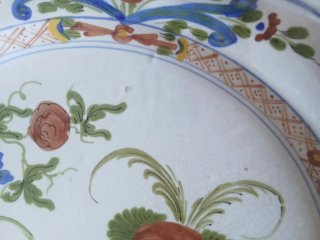 Coppia piatti ceramica decorati
