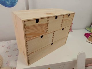 Cajonera madera Ikea para escritorio