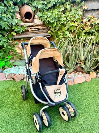 Carrito gemelar de juguete