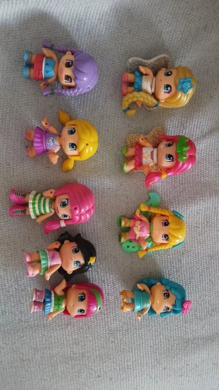 Lote Figuras Muñecas Pin y Pon Accesorios