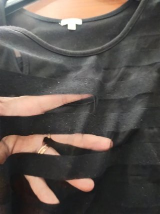 Blusa OVS nera taglia L