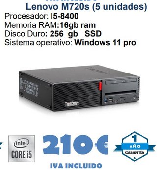 Lenovo M720s Intel Core i5