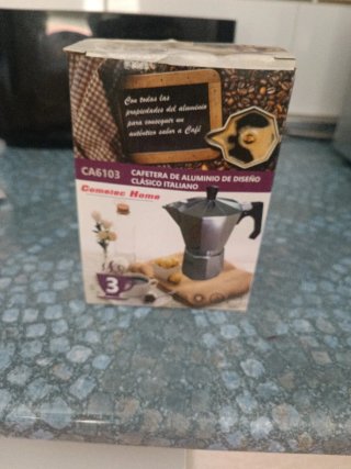 Cafetera Italiana Aluminio 3 Tazas