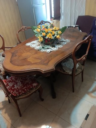 Urge Mesa comedor extensible madera + sillas
