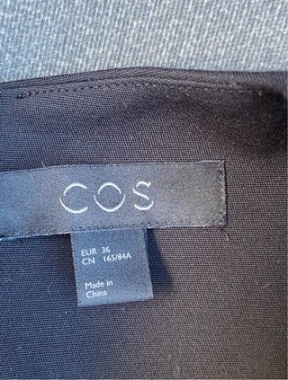 Vestido COS Negro Talla S-M
