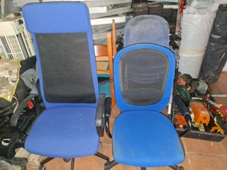 Sedie da ufficio ergonomiche blu