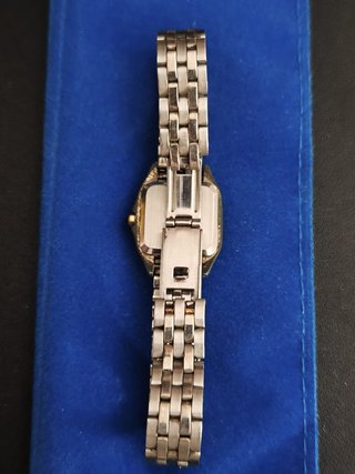 Reloj tipo Cartier Mujer color plata