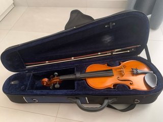 Violín 3/4 con funda y arco