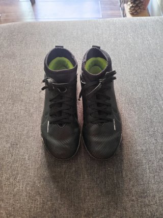 Botas de fútbol Nike Mercurial niño Negras talla 3