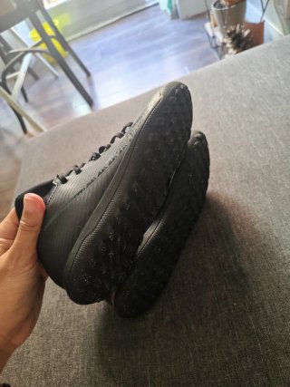 Botas de fútbol Nike Mercurial niño Negras talla 3