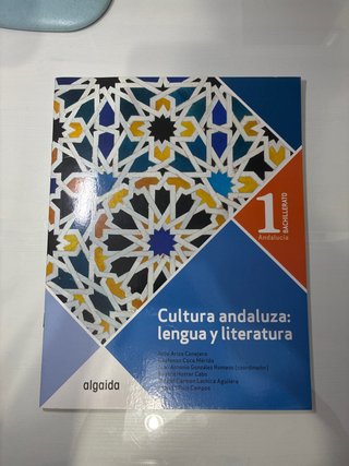 Libro Cultura Andaluza Lengua y Literatura 1º Bach