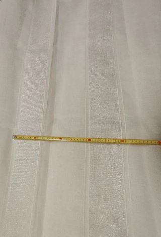 Ritaglio di Tende 150x280 bianco e argento