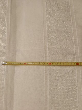Ritaglio di Tende 150x280 bianco e argento