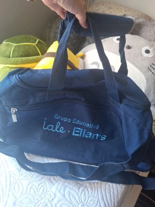Bolsa deporte colegio iale azul