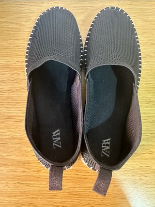 Alpargatas Zara Hombre Talla 42 Negras