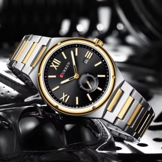Reloj Curren Hombre Oro y Plata