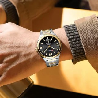Reloj Curren Hombre Oro y Plata