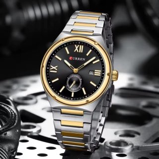 Reloj Curren Hombre Oro y Plata