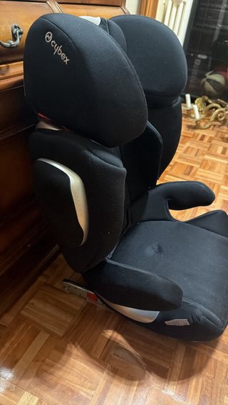 Silla de coche Cybex infantil con respaldo negra