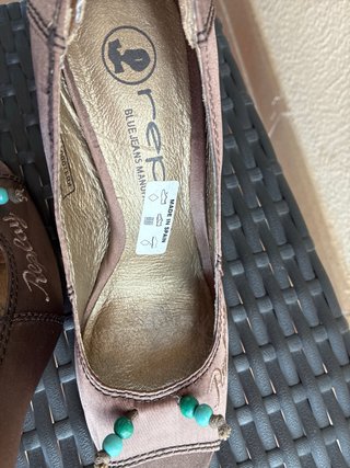Zapatos de tacón Replay marrones con detalles