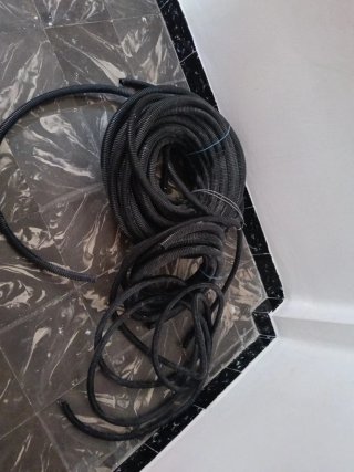 Rollo de tubo corrugado negro